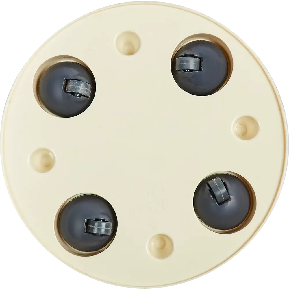 Горшок цветочный Ingreen London ø32 h29.5 см v15.7 л пластик сливочный STLM-2049044 - Вид №2