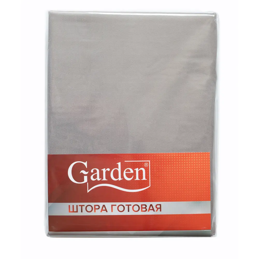 Штора на ленте 140x260 см цвет бежево-серый 89395304 STLM-2077831 GARDEN  - Вид №7