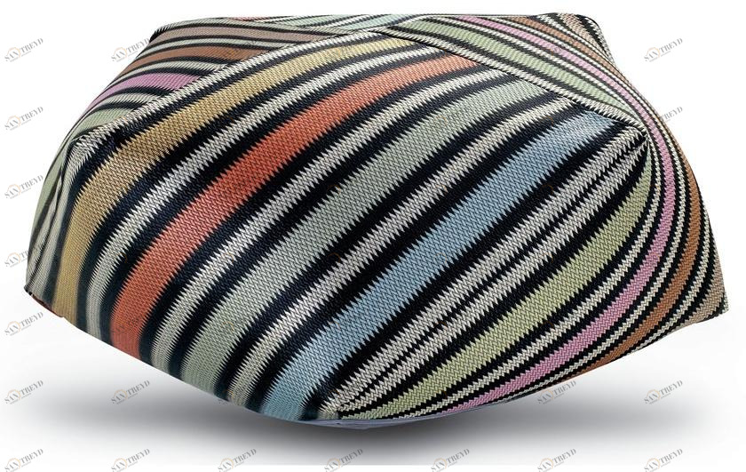 MissoniHome Пуф Diamond из рафии в полоску barrè Master moderno sun-id-1410762