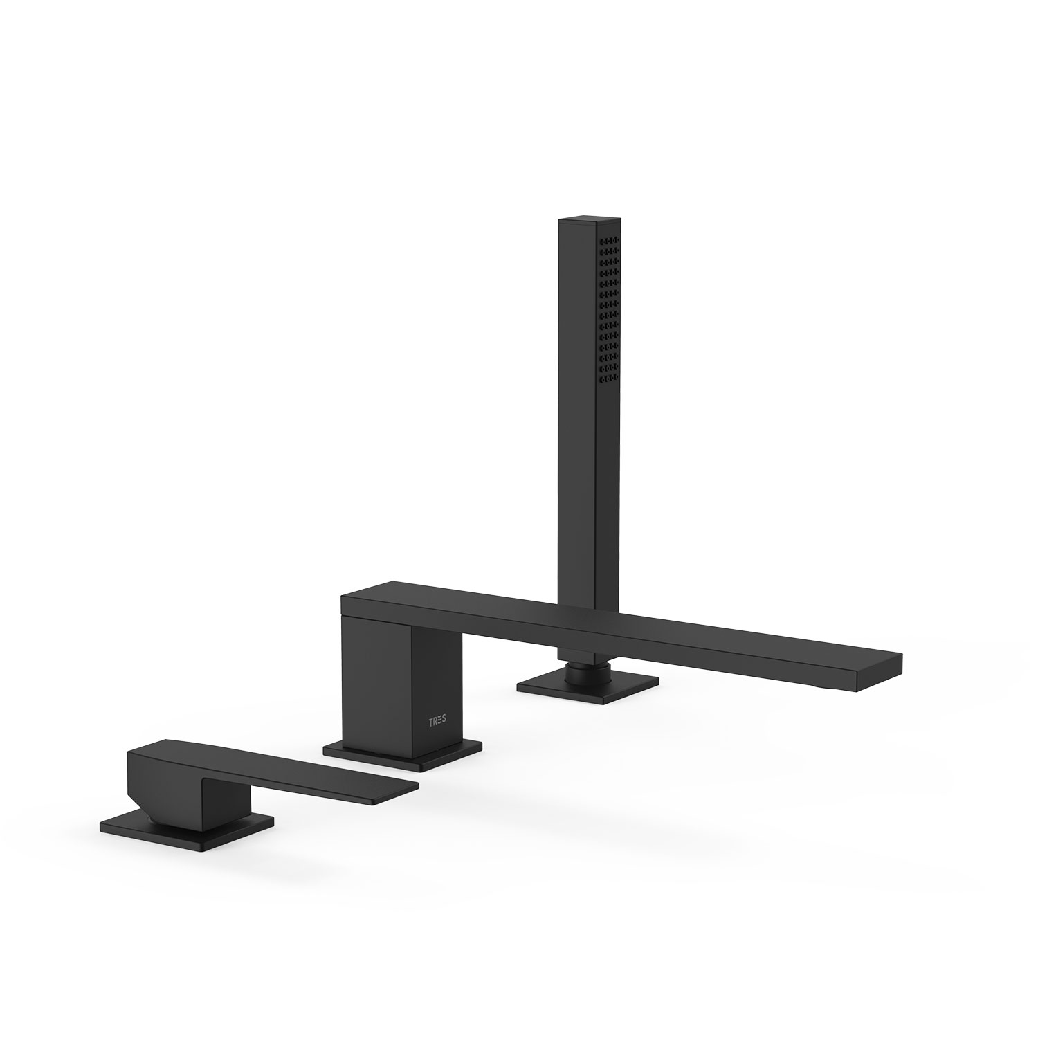 ТОНКИЙ смеситель для ванны с одной ручкой -20216101NM TRES 