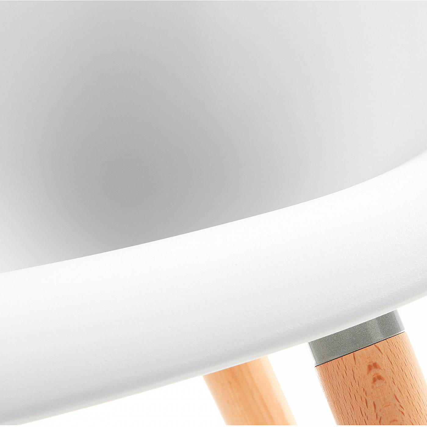 045564 Кресло белое пластик La Forma Kenna  - Вид №4