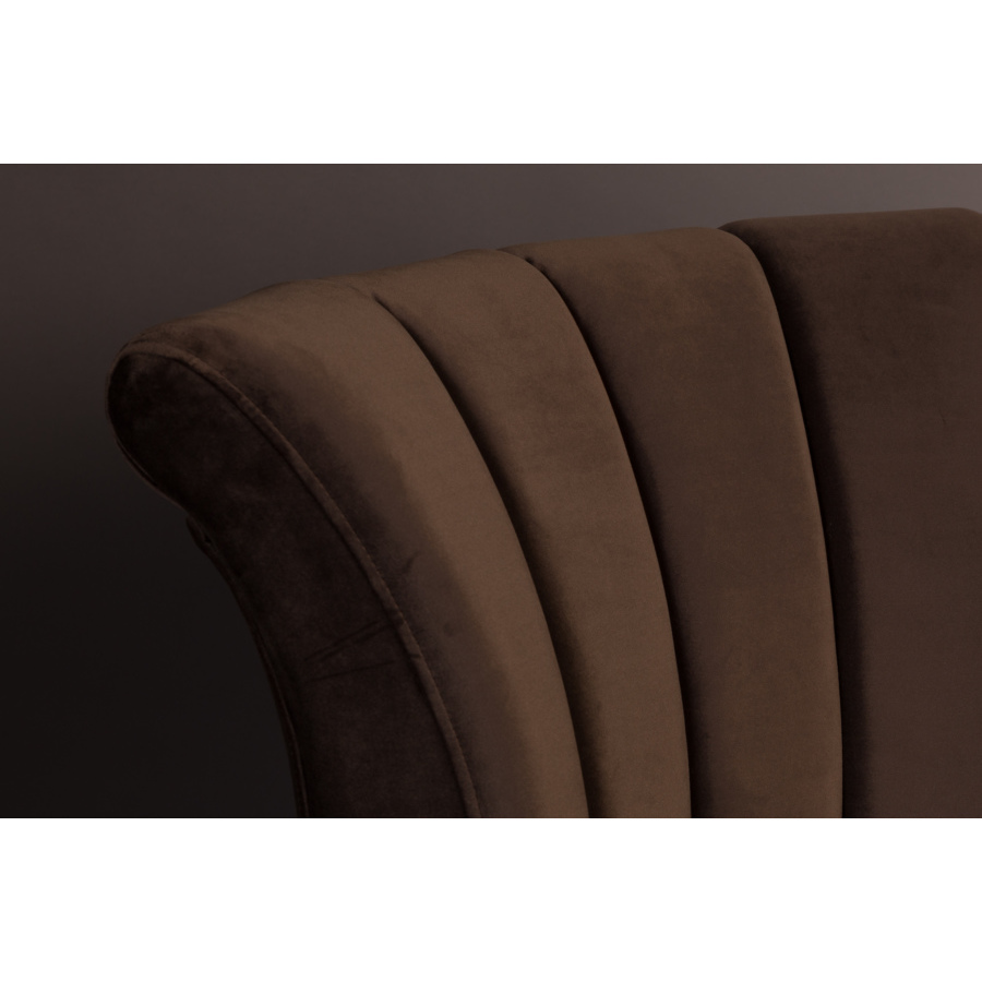 Кресло Flair темно-коричневое Dutchbone 3100055 - Вид №6