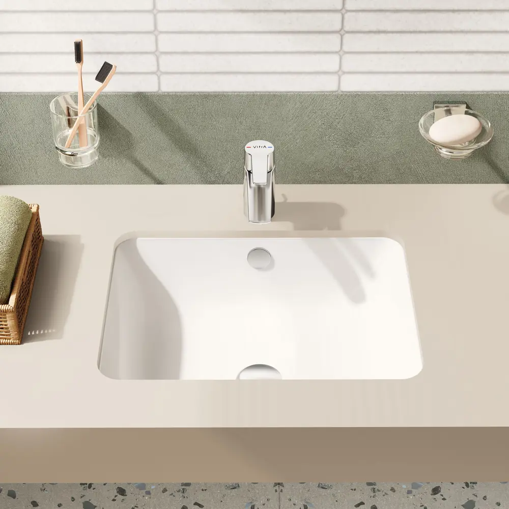 Раковина Vitra врезная 43x30 см 88524848 STLM-2199957 Врезная раковина - Вид №5
