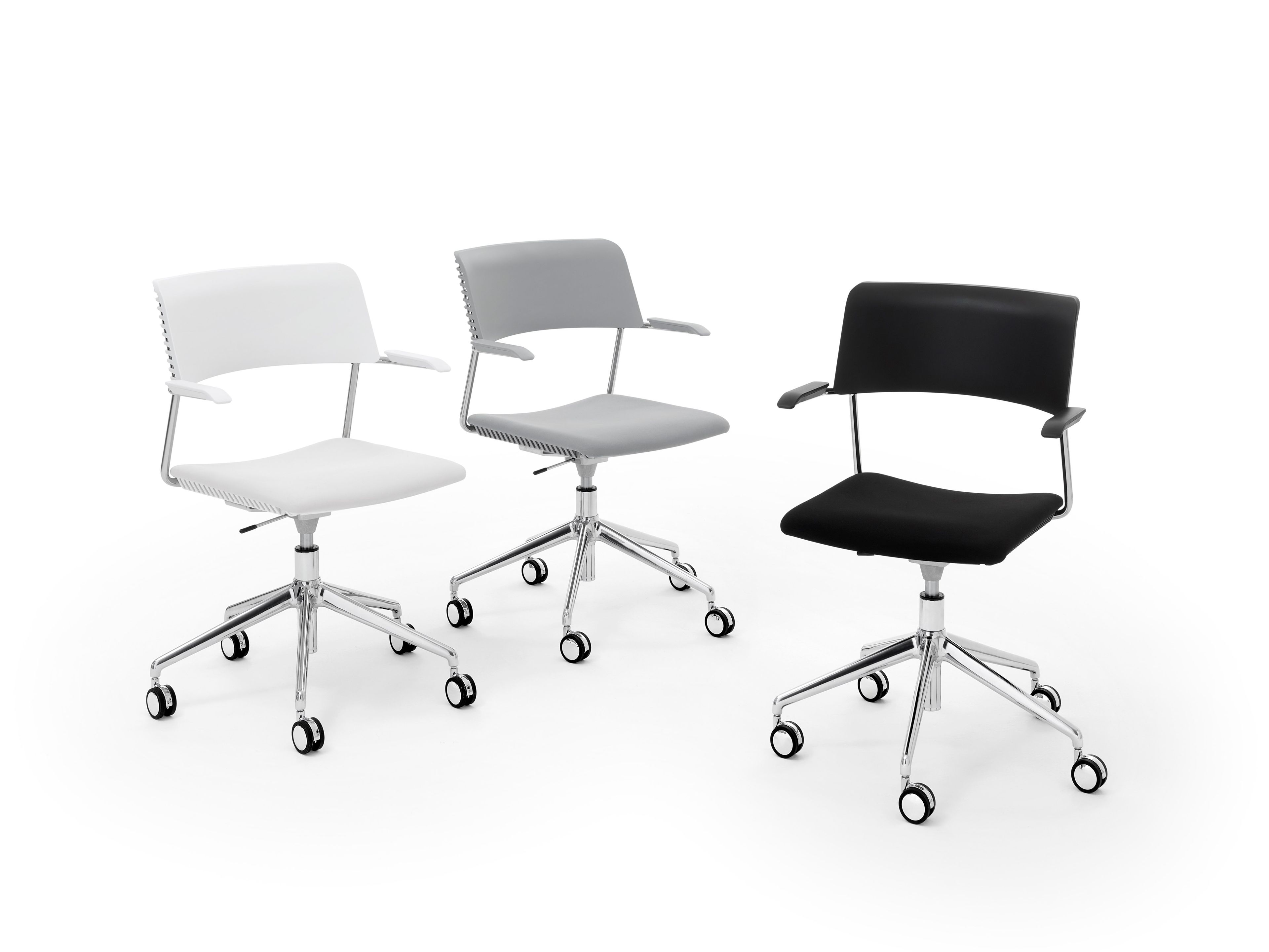 Вращающееся офисное кресло из полипропилена с подлокотниками Diemmebi Cala Plus ARCH-00078591 - Вид №1