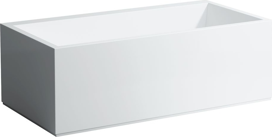 H2233350006161 Ванна со скрытым переливом, правосторонняя, с местом для смесителя, с L-образными левыми панелями, solid surface LAUFEN PRO - Вид №1
