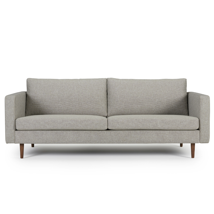 Диван трехместный Otto, дуб/орех, темно-песочный Kragelund 37403248244 - Вид №2