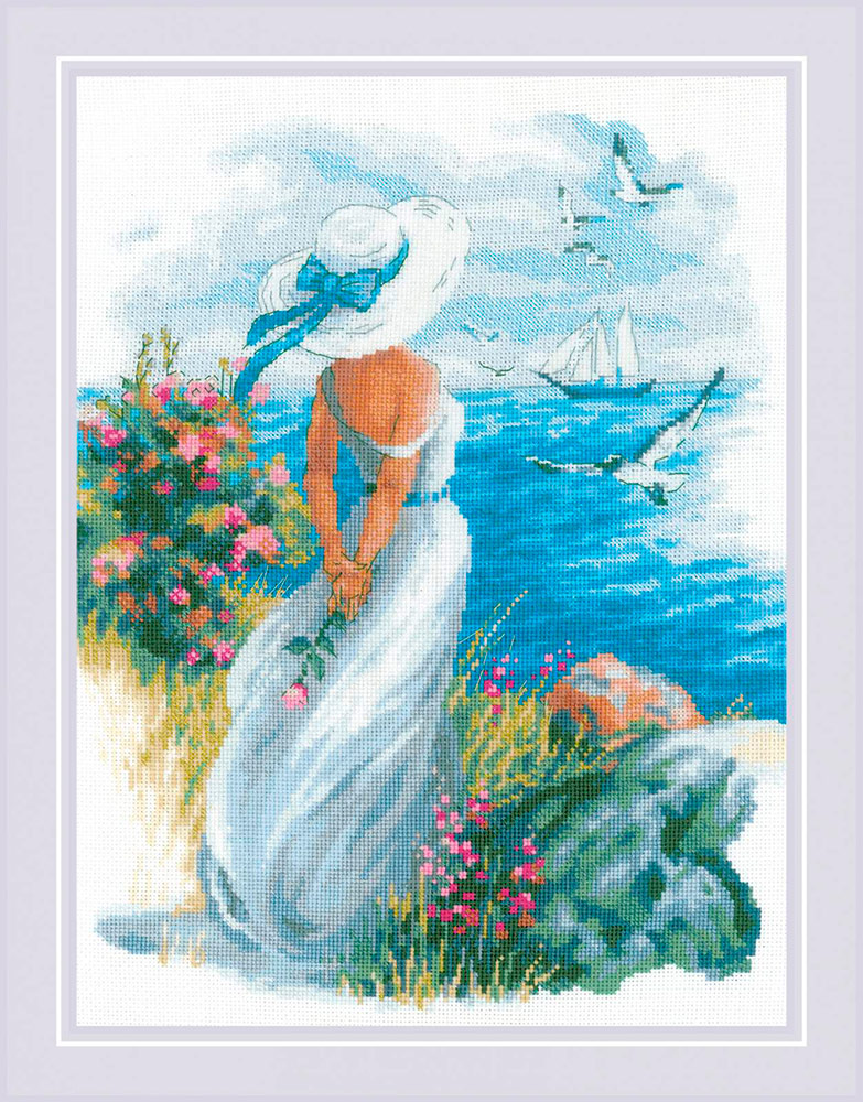 1817 Набор для вышивания Анжелика 40 х 30 см RIOLIS Сотвори Сама 