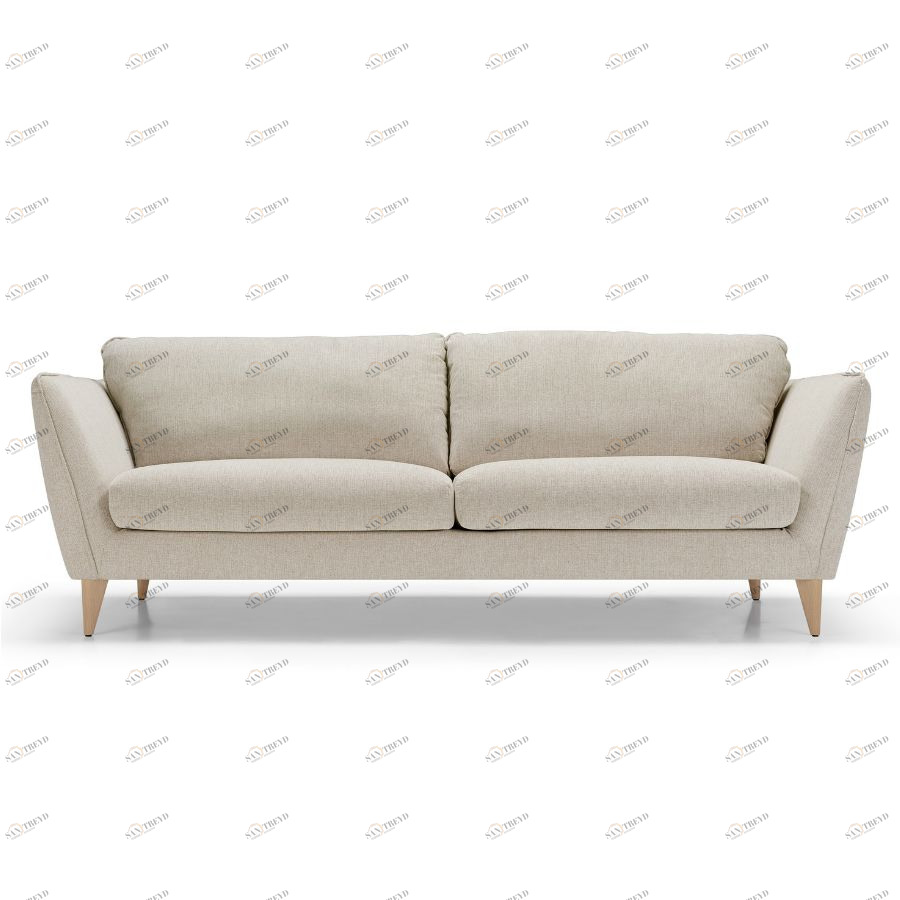 Диван Stella, трехместный, молочный Sits S1789