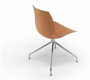 Caimi Brevetti Стул на козелке в коже Kaleidos