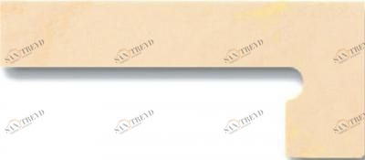 Pulido Beige Maya Zanquin Izq. плинтус ступени левая 19*42,4 (1кор/8шт) Venatto 28282