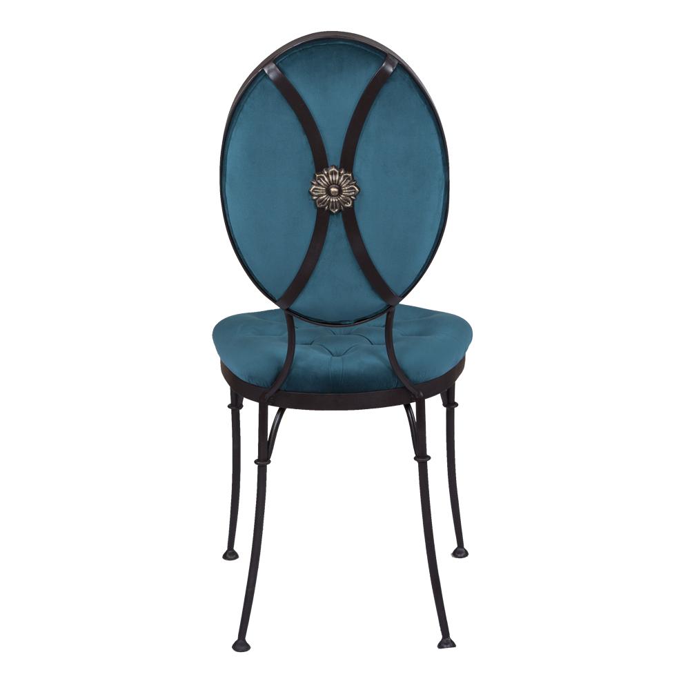 19015 Стул кованый Аделаида Шоколад Амбер Того Лазурь BOGACHO 4627138235621 - Вид №3