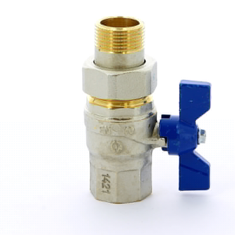 Кран шаровой НВ с разъемным соединением EVOLUTION бабочка F.I.V. 3/4" FIV 80005034 - Вид №3