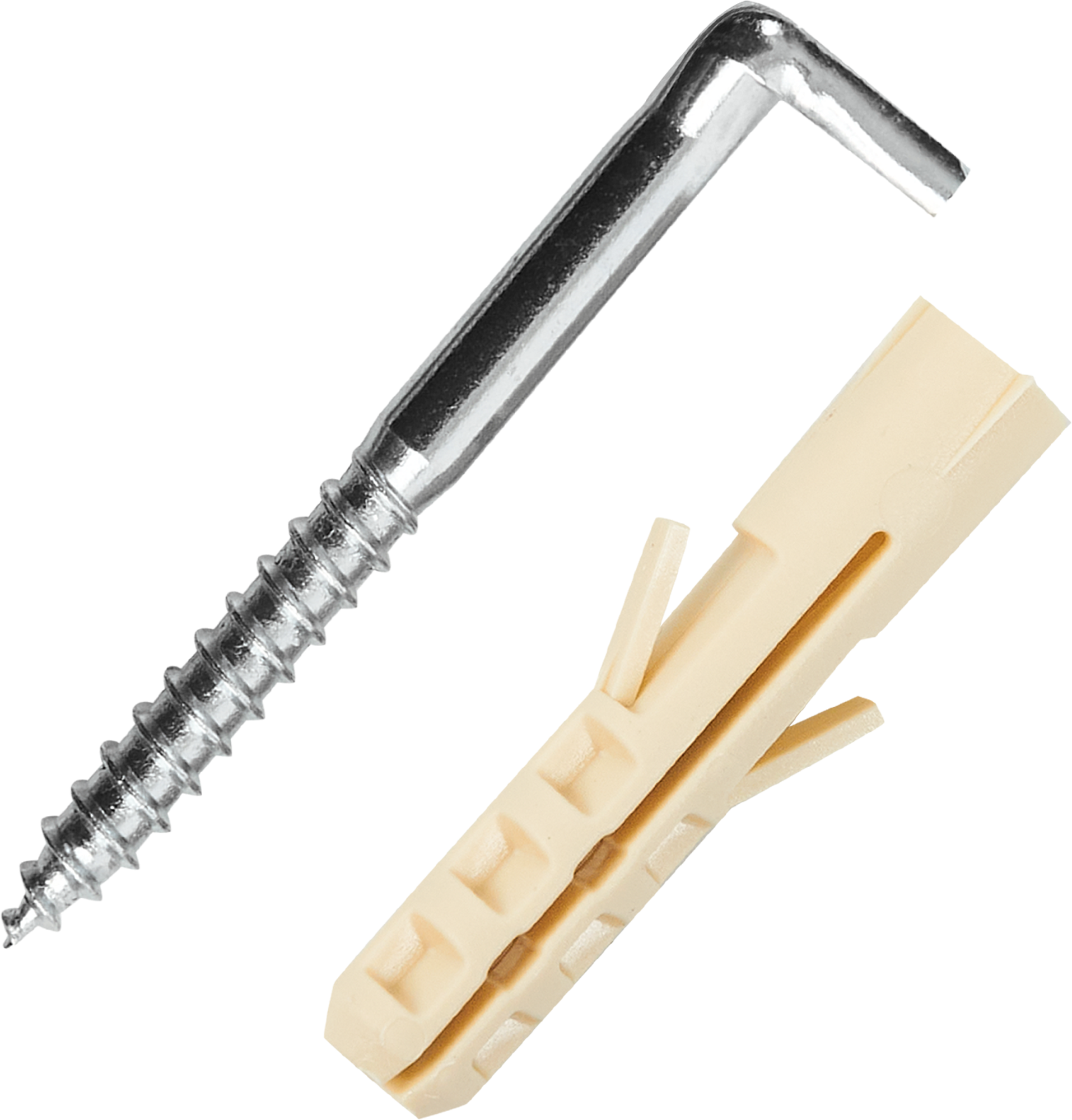 Крюк-шуруп L-образный ЕВРОПАРТНЕР 6×65 мм для навесных конструкций 87825847 STLM-0075955