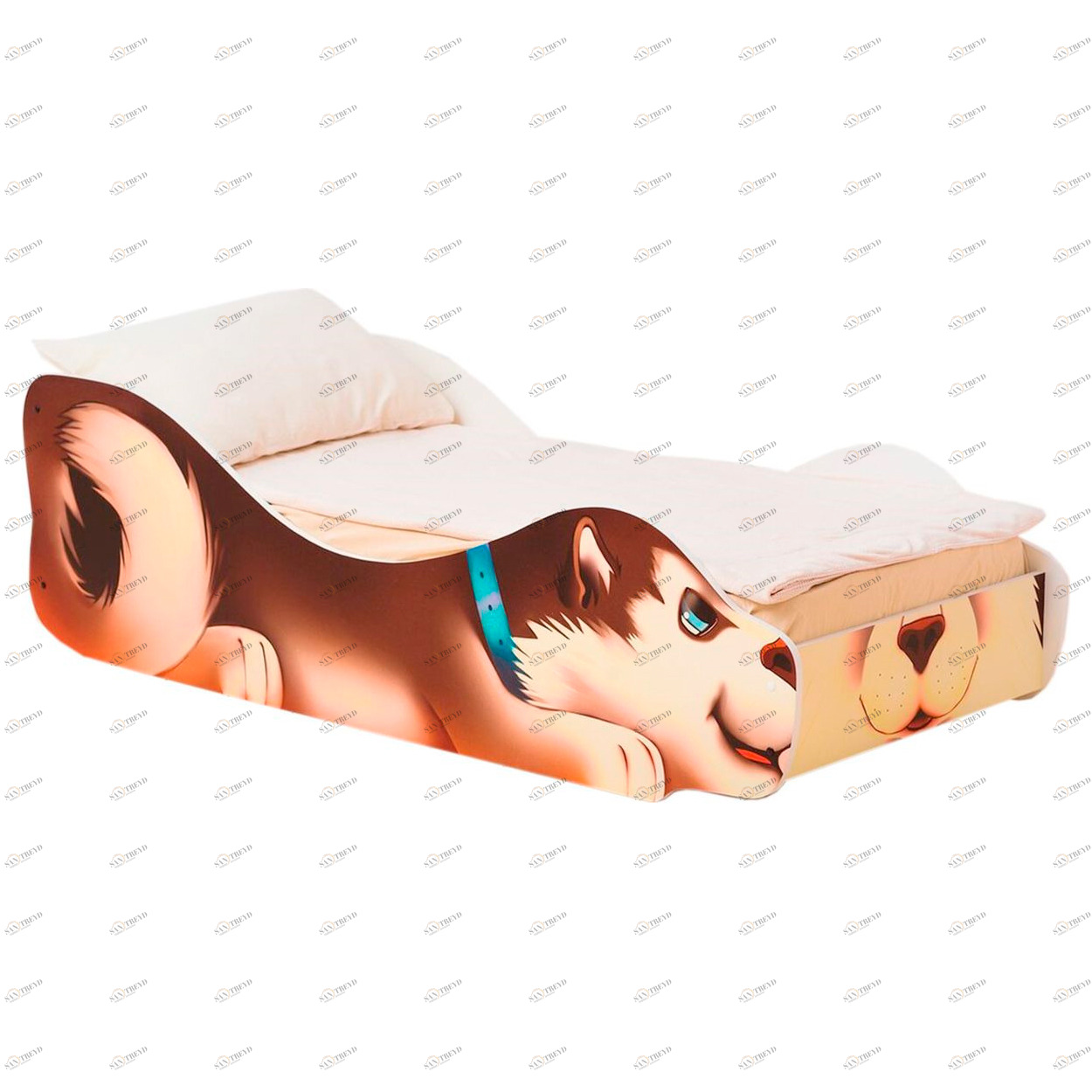 Детская кровать "Хаски Джек" БЕЛЬМАРКО  326772 Коричневый Santreyd 