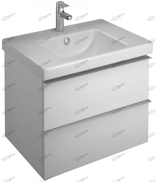 EB890-NR Мебель под раковину-столешницу 67 см, 2 выдвижных ящика Jacobdelafon ODEON UP Santreyd