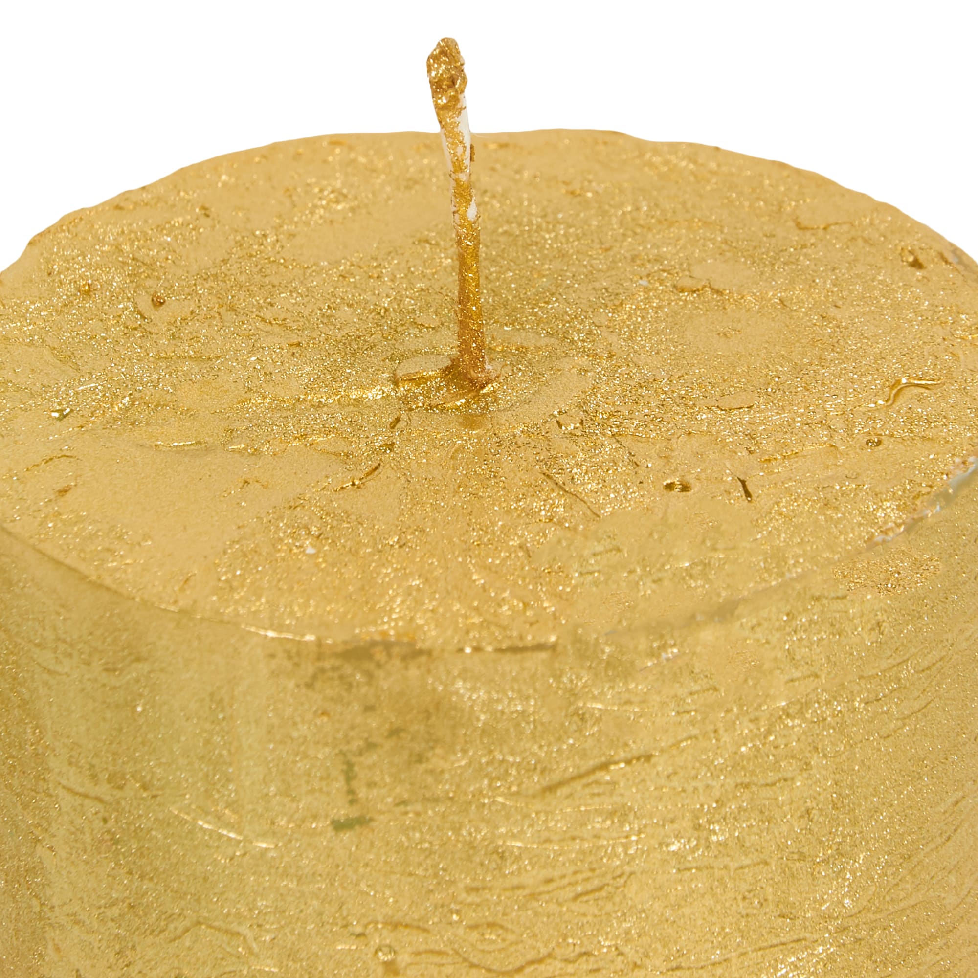 82407013 Свеча-столбик «Рустик», 7x13 см, цвет золото Santreyd  - Вид №1