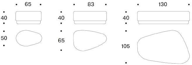 Saba Italia Пуф из мягкой ткани sun-id-1382997 - Вид №2
