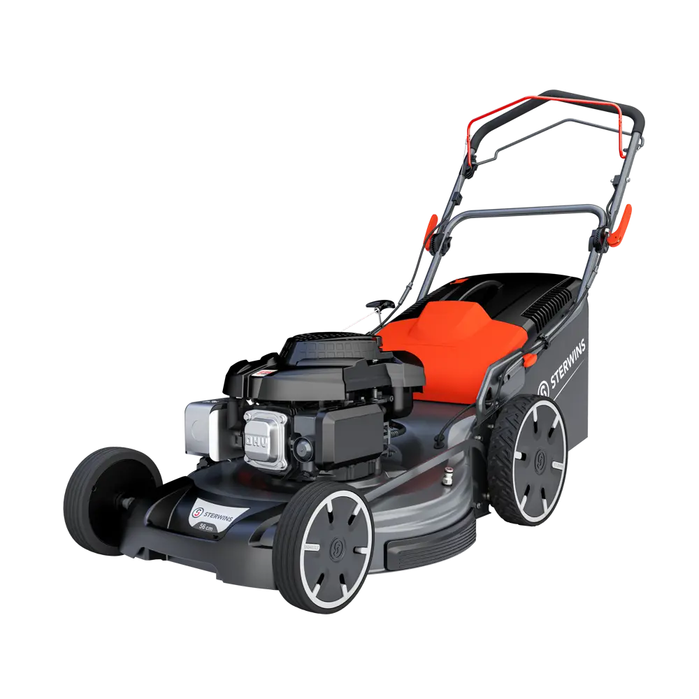 Бензиновая самоходная газонокосилка STERWINS с мульчированием и травосборником 84491064 STLM-0963938 - Вид №3