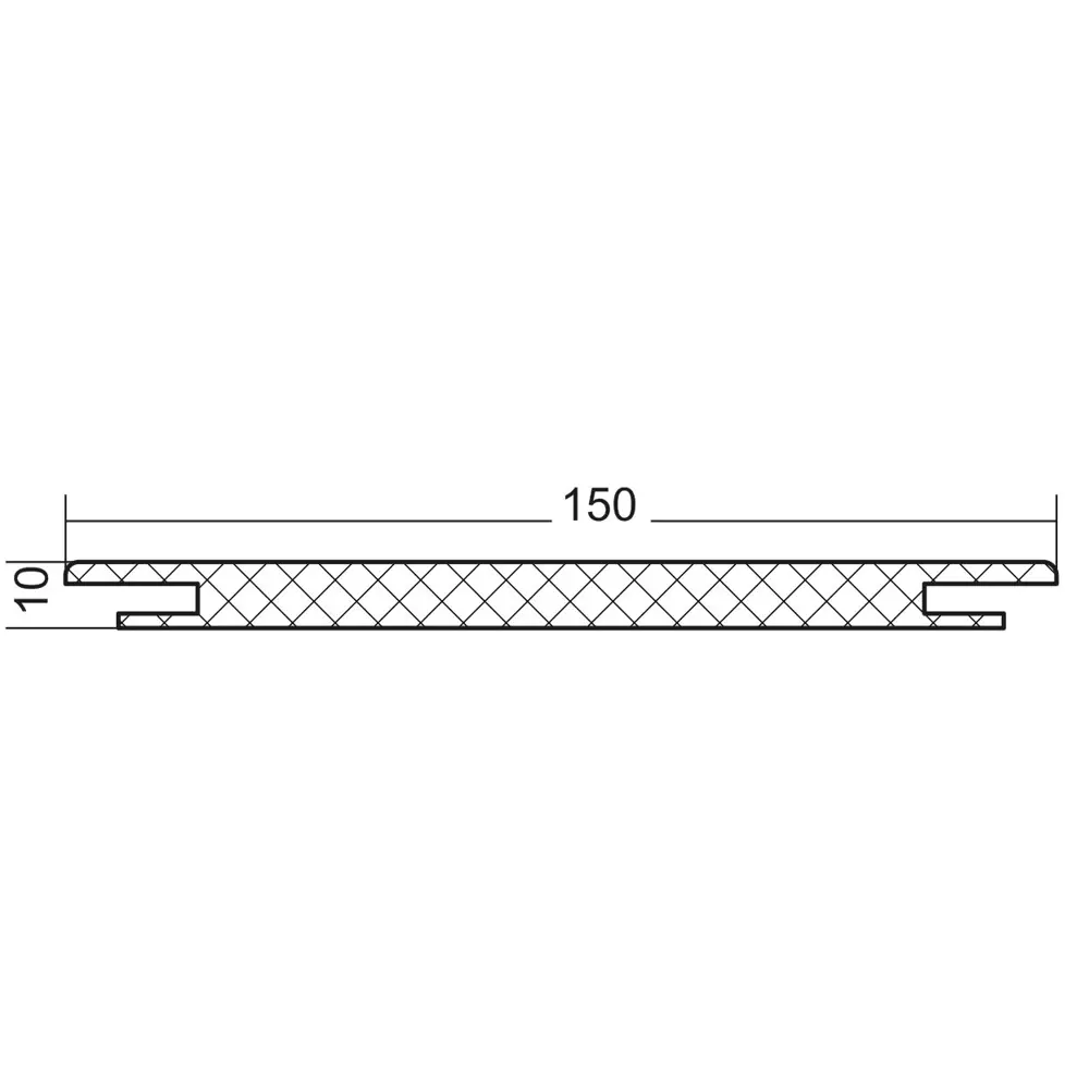 Добор дверной коробки Пилот телескопический 2070x150x10 мм бумага ламинация цвет дуб эдисон VFD STLM-2110787 - Вид №2