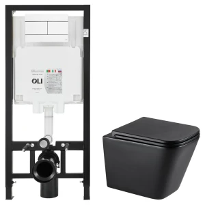 Комплект инсталляции Oli 80 Eco с безободковым унитазом Moneron 89445721 STLM-2019955