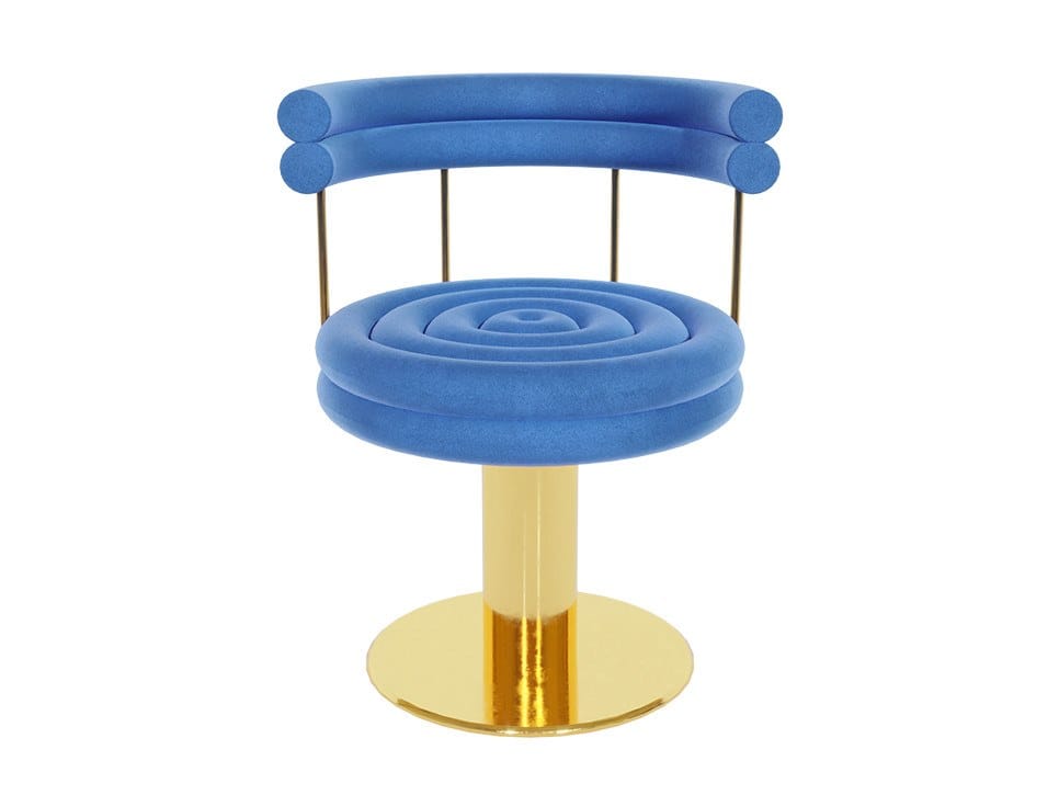 Мягкий стул для ресторана Essential Home Hollywood Glamour ARCH-00040419