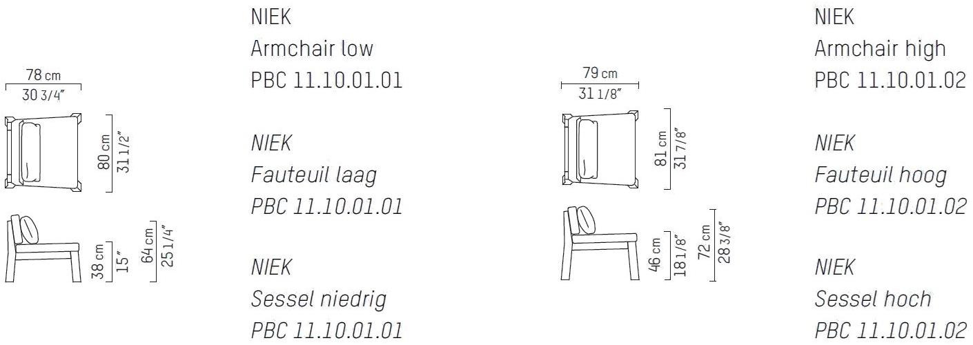 Piet Boon Садовый стул из дерева Niek & anne outdoor Pbc 11.10.01.01/02 - Вид №4