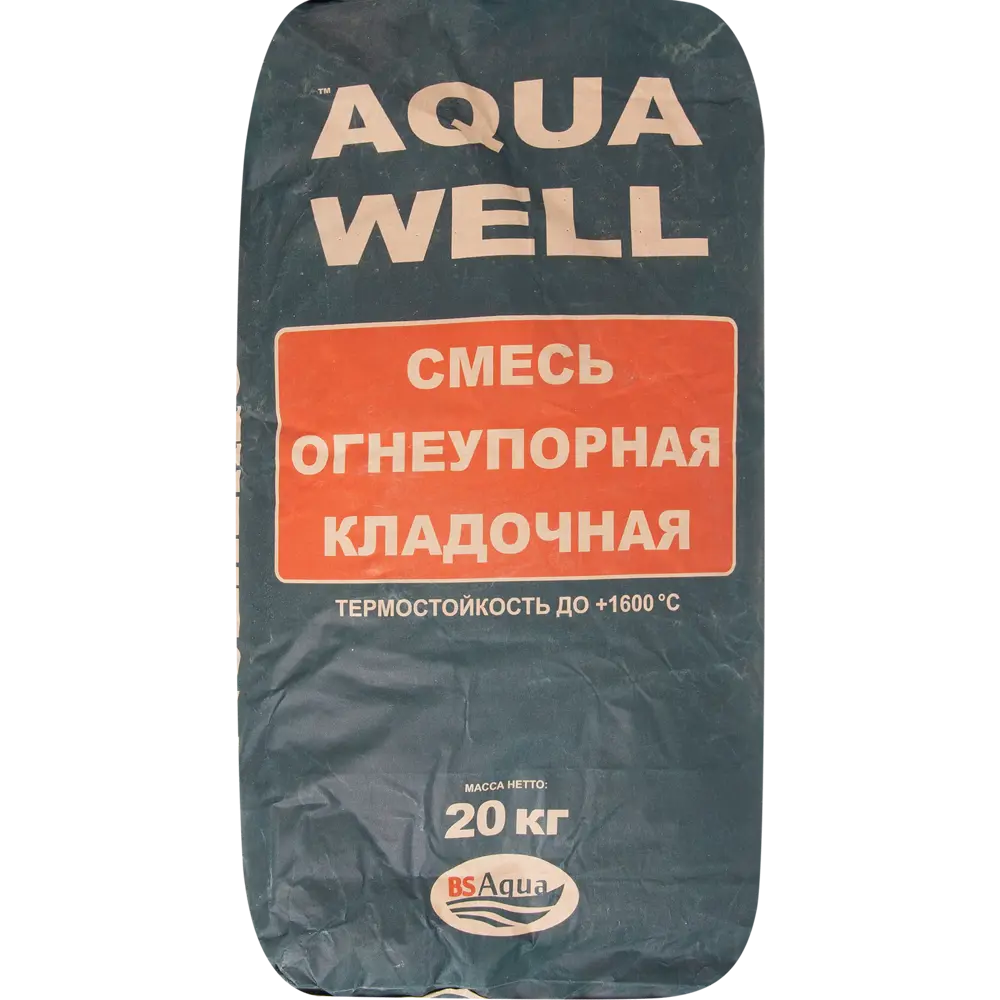 Смесь огнеупорная, 20 кг AQUA WELL STLM-2050459