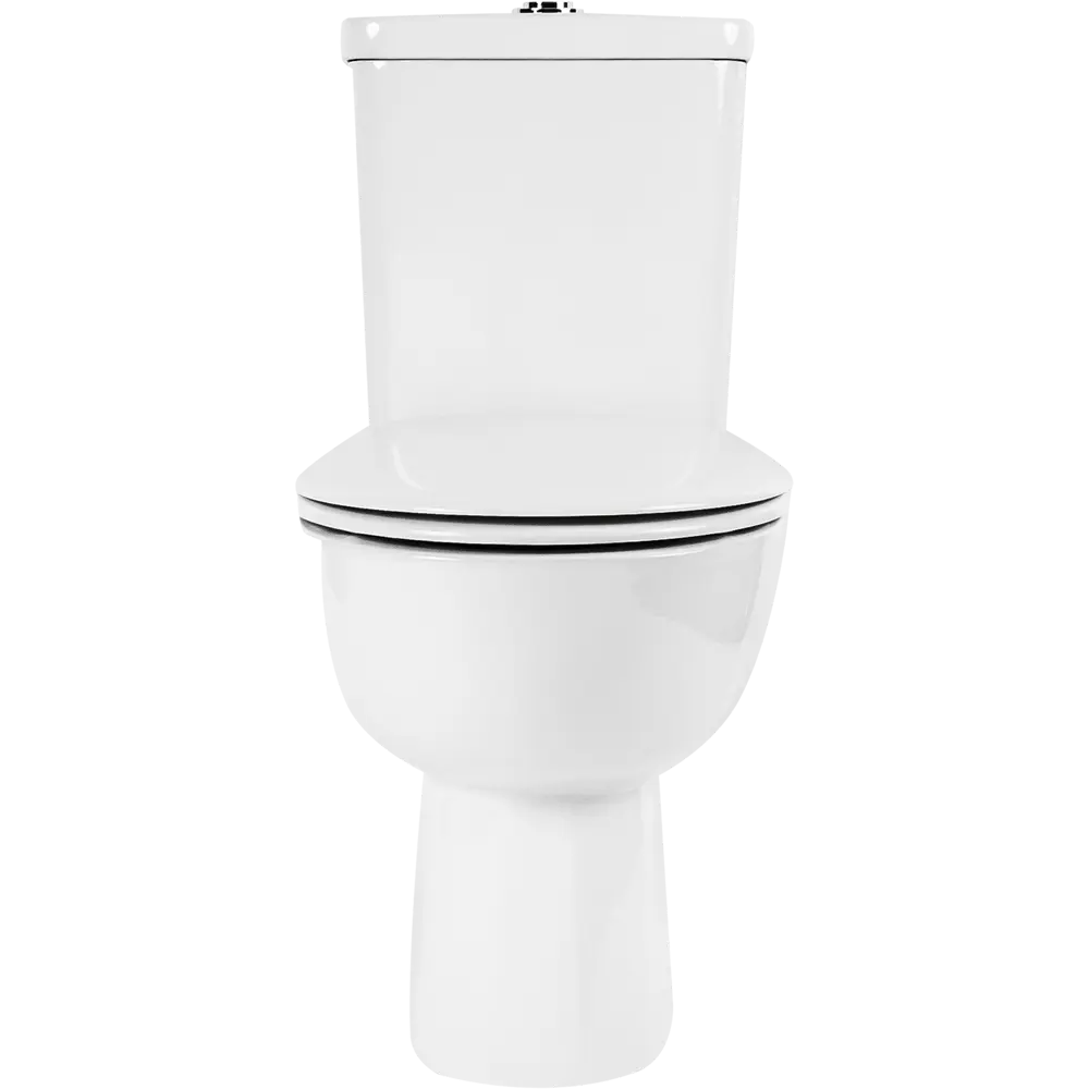 Унитаз-компакт Grohe Bau Ceramic 39604000 горизонтальный выпуск двойной слив 82109184 STLM-2034342 - Вид №4