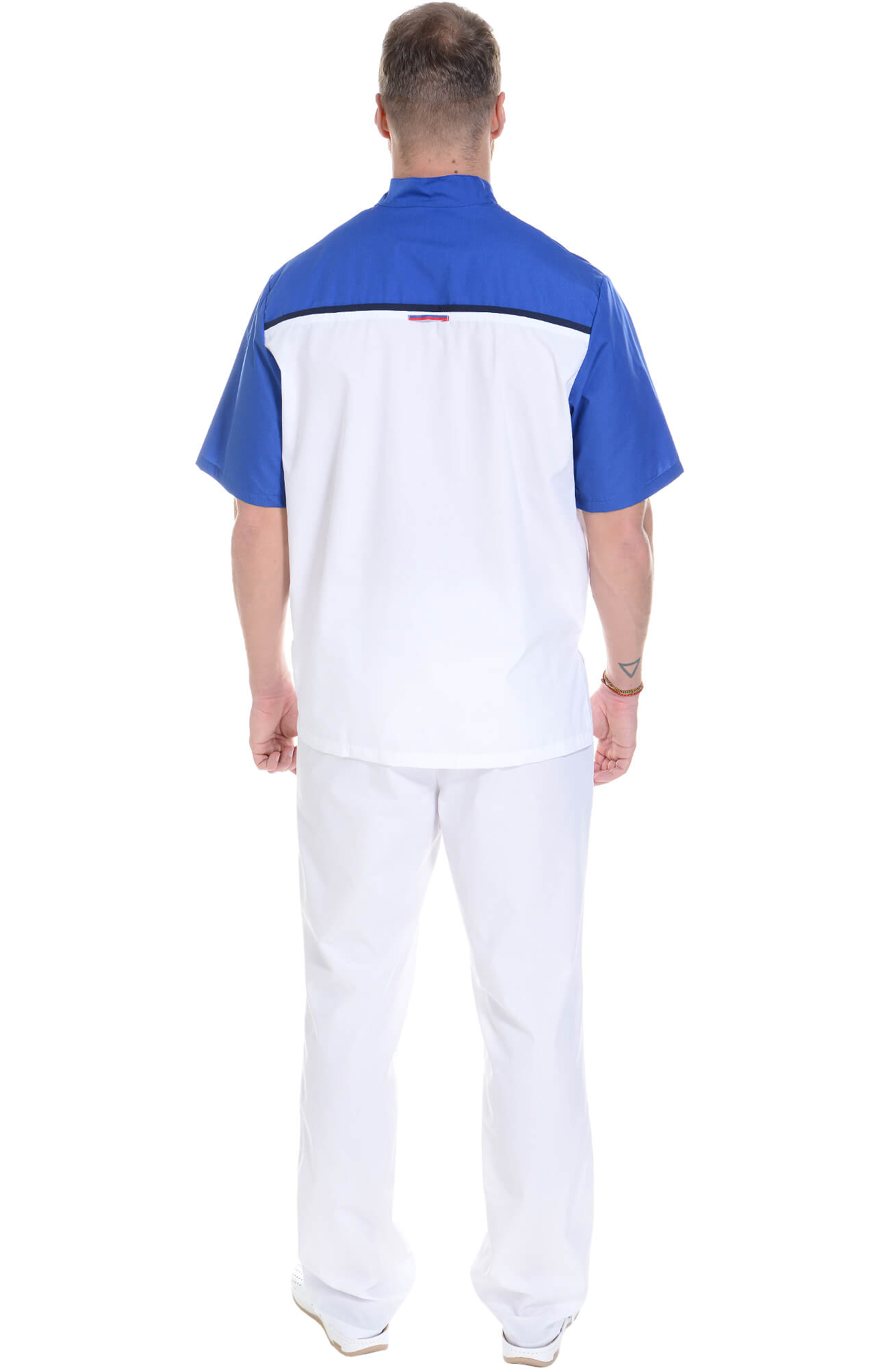 61953 Костюм "Лидер" белый василек  Медицинская одежда  размер 64-66/182-188 Спецодежда  - Вид №15