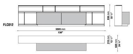B&B Italia Модульный открытый книжный шкаф Flat.c sun-id-1463765 - Вид №37