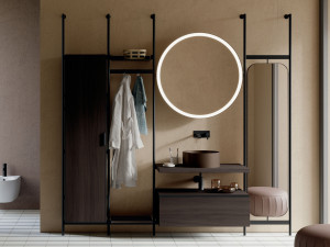 Умывальник с зеркалом