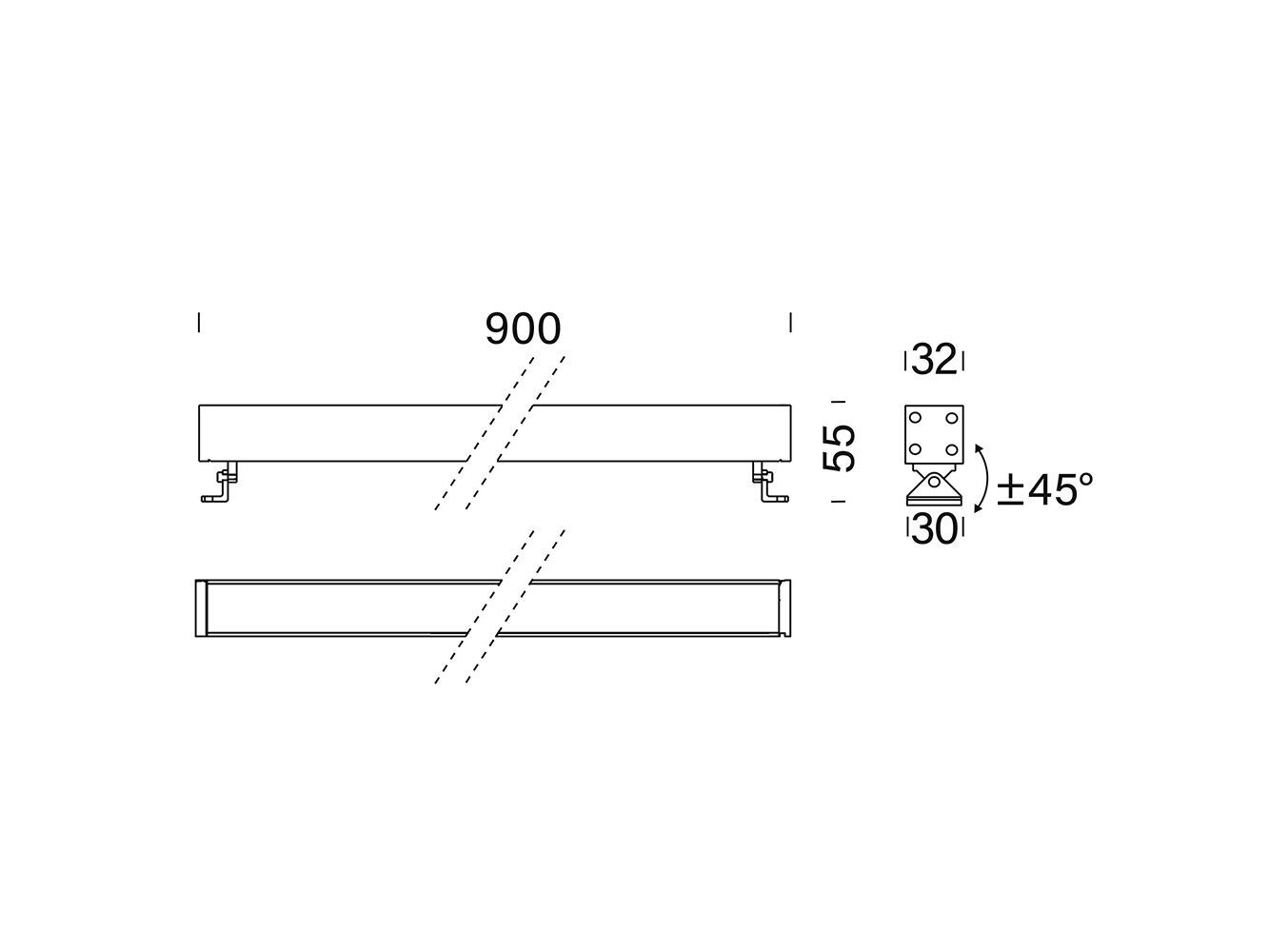 Линейный профиль для наружной алюминиевой стены Platek Mini Corniche ARCH-00050359 - Вид №7