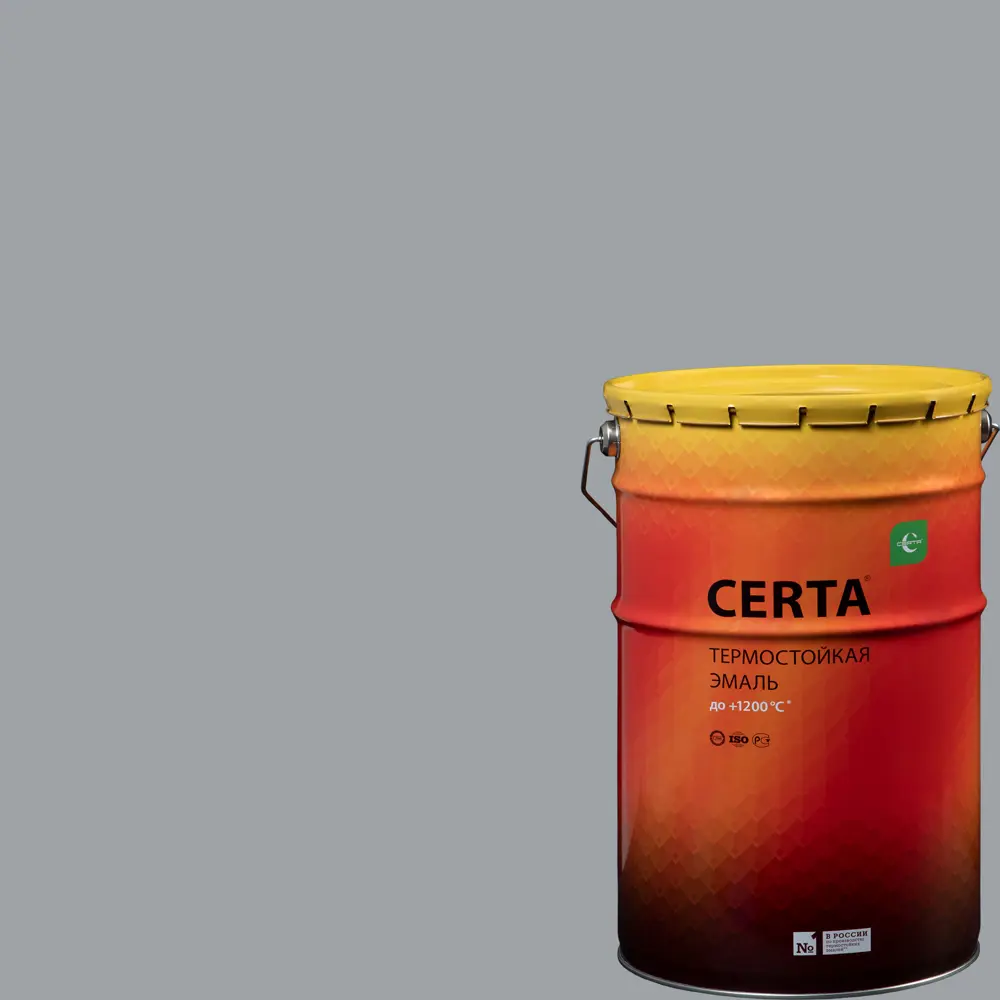 Эмаль термостойкая Certa цвет серый 25 кг 84815765 STLM-2148522 