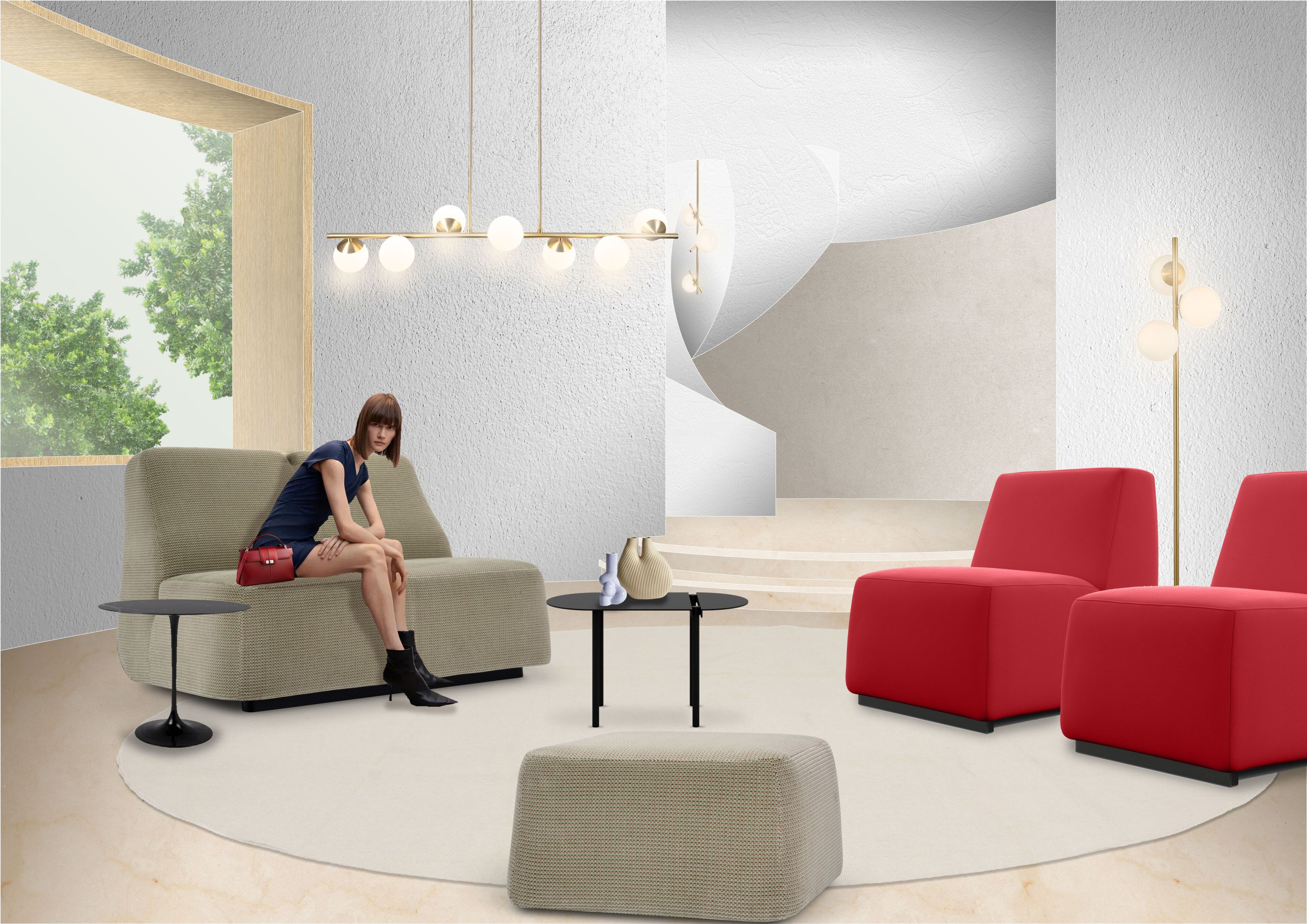 Тканевое кресло Adrenalina Nuda ARCH-00094275 - Вид №2