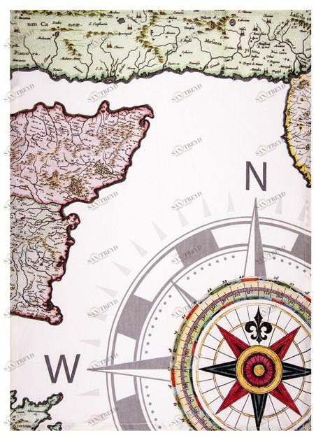 The NapKing Льняное кухонное полотенце Atlas sun-id-1430462