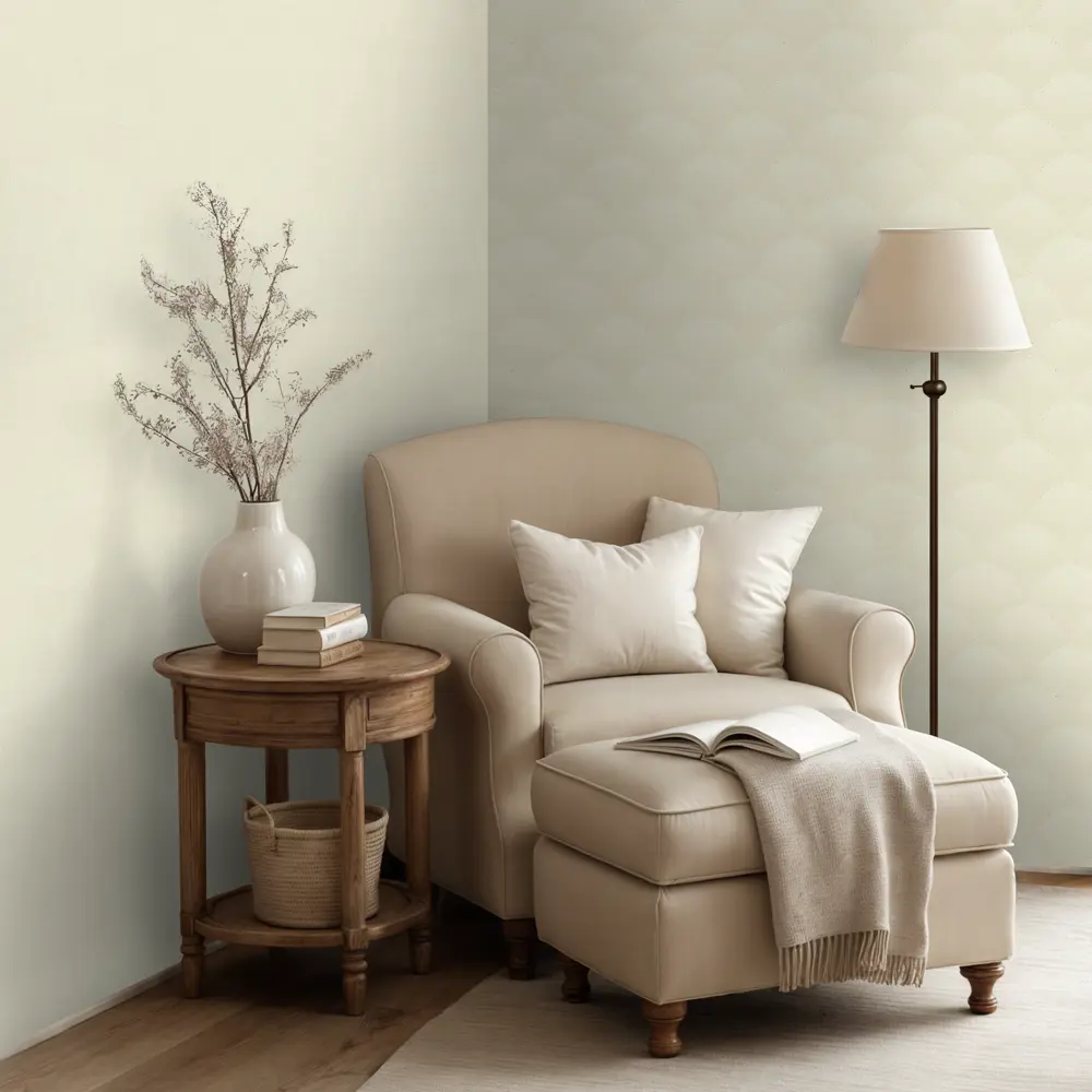 Обои флизелиновые Euro Decor Ампир светло-бежевые 1.06 м ED7355-01 89466161 STLM-2137944 - Вид №4