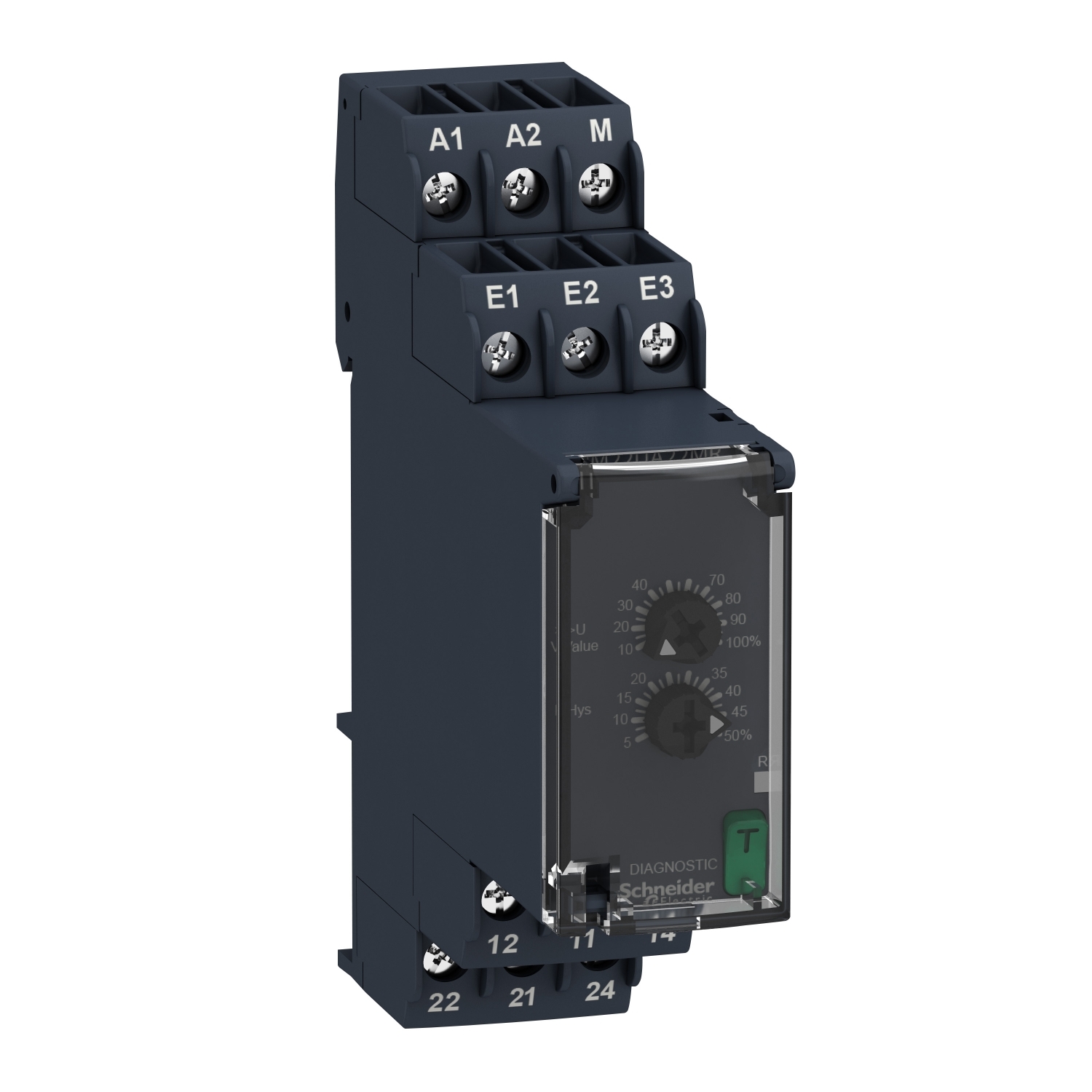 RM22UA22MR РЕЛЕ КОНТРОЛЯ ПОВЫШ. НАПРЯЖ., БЕЗ ПАМ. Schneider Electric Компоненты управления 