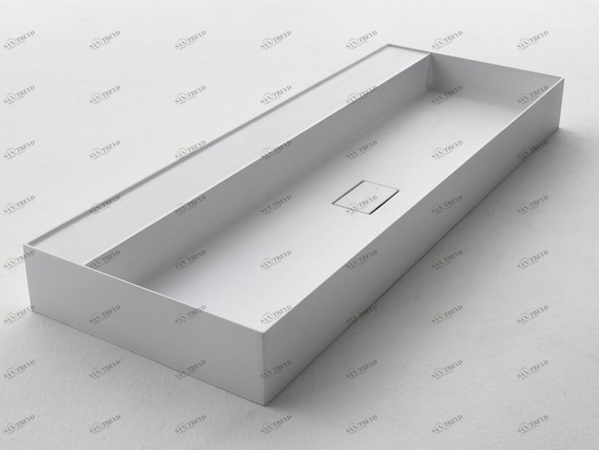 Накладная раковина на столешницу  овальная Falper Quattro.zero sun-id-1374166