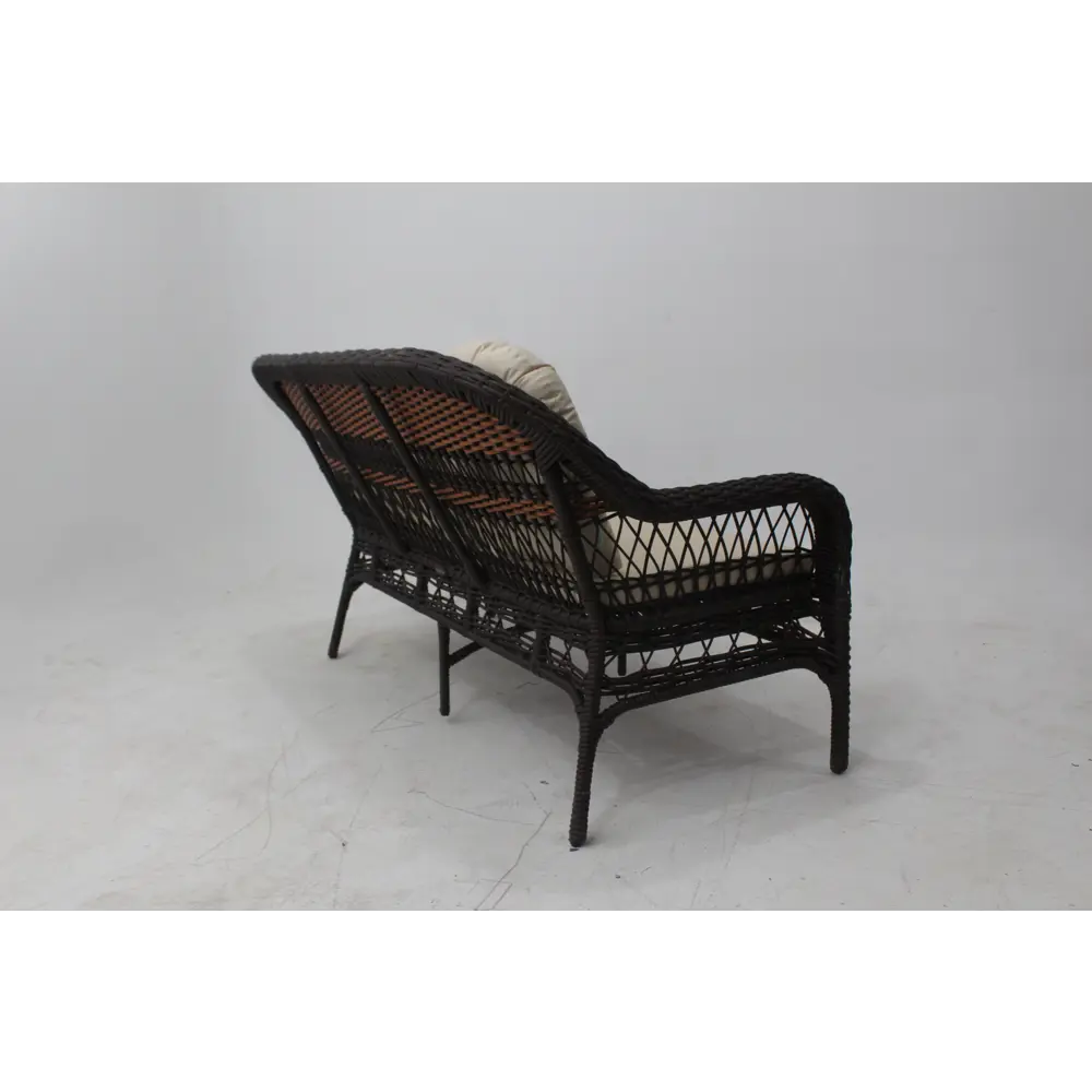 Садовое кресло с подушкой Viktoria 65x65x180 см искусственный ротанг коричневый Santreyd STLM-2117880 - Вид №2