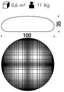 Moroso Круглый кожаный пуф sun-id-1442202 - Вид №8