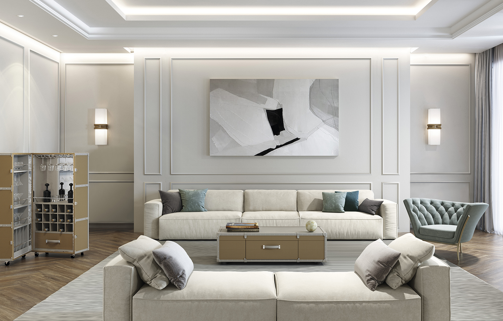 Бостонское чистое кресло Boston A4620 Coleccion Alexandra - Вид №3