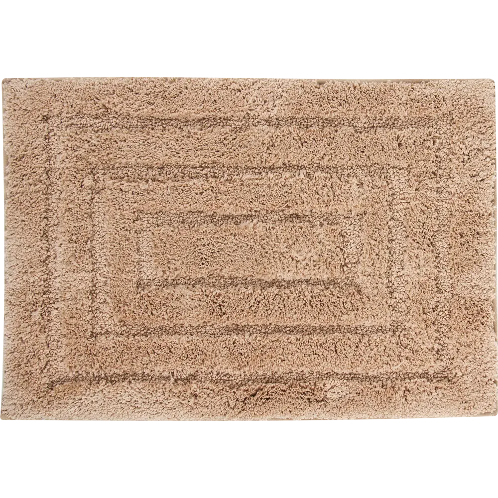 Коврик для ванной комнаты Grampus 45х65 см цвет бежевый 18046963 STLM-2078403