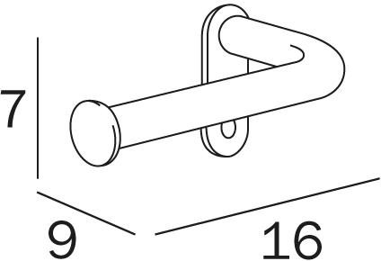 INDA® Держатель рулона Ego A1325a - Вид №1