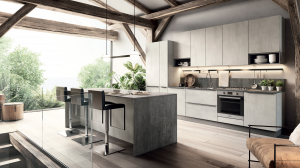 Easy 017  Кухонный гарнитур Ar-Due Effetto cemento