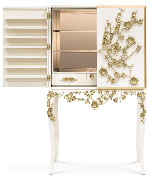 KOKET Барная стойка из лакированного дерева со встроенной подсветкой Spellbound sun-id-1468367 - Вид №4