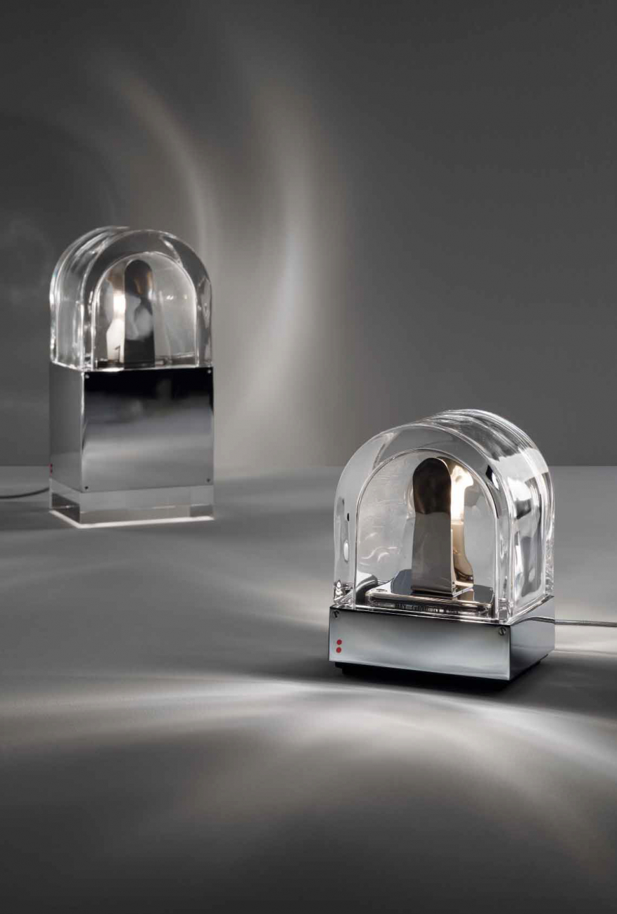 Настольная лампа D79B0100 от Fabbian FABBIAN ИНТЕРЬЕРНЫЕ 244471 Прозрачный;серебро  - Вид №3