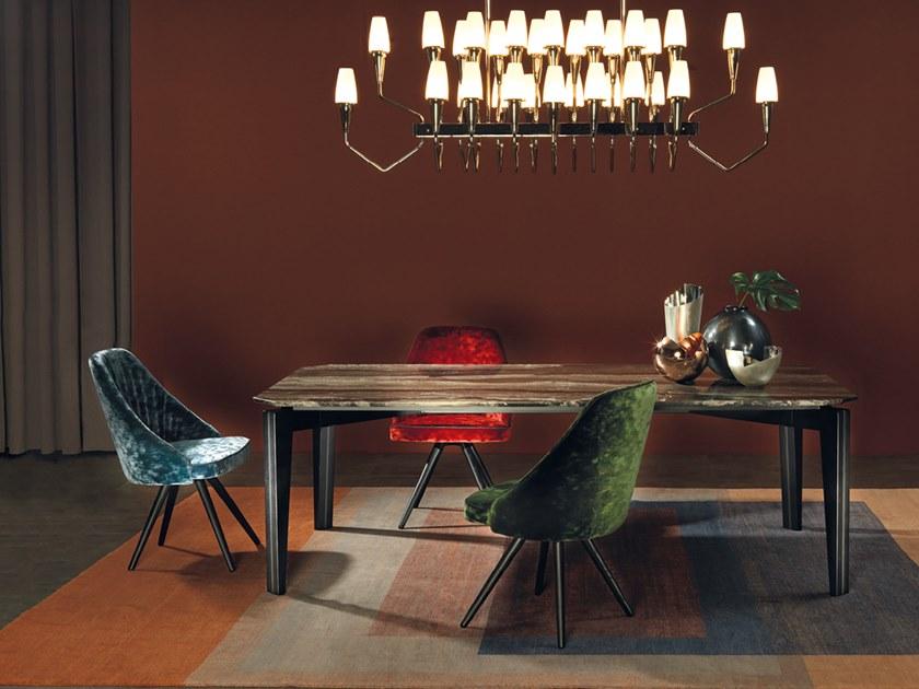 Borzalino Прямоугольный обеденный стол из мрамора sun-id-1446642 - Вид №4