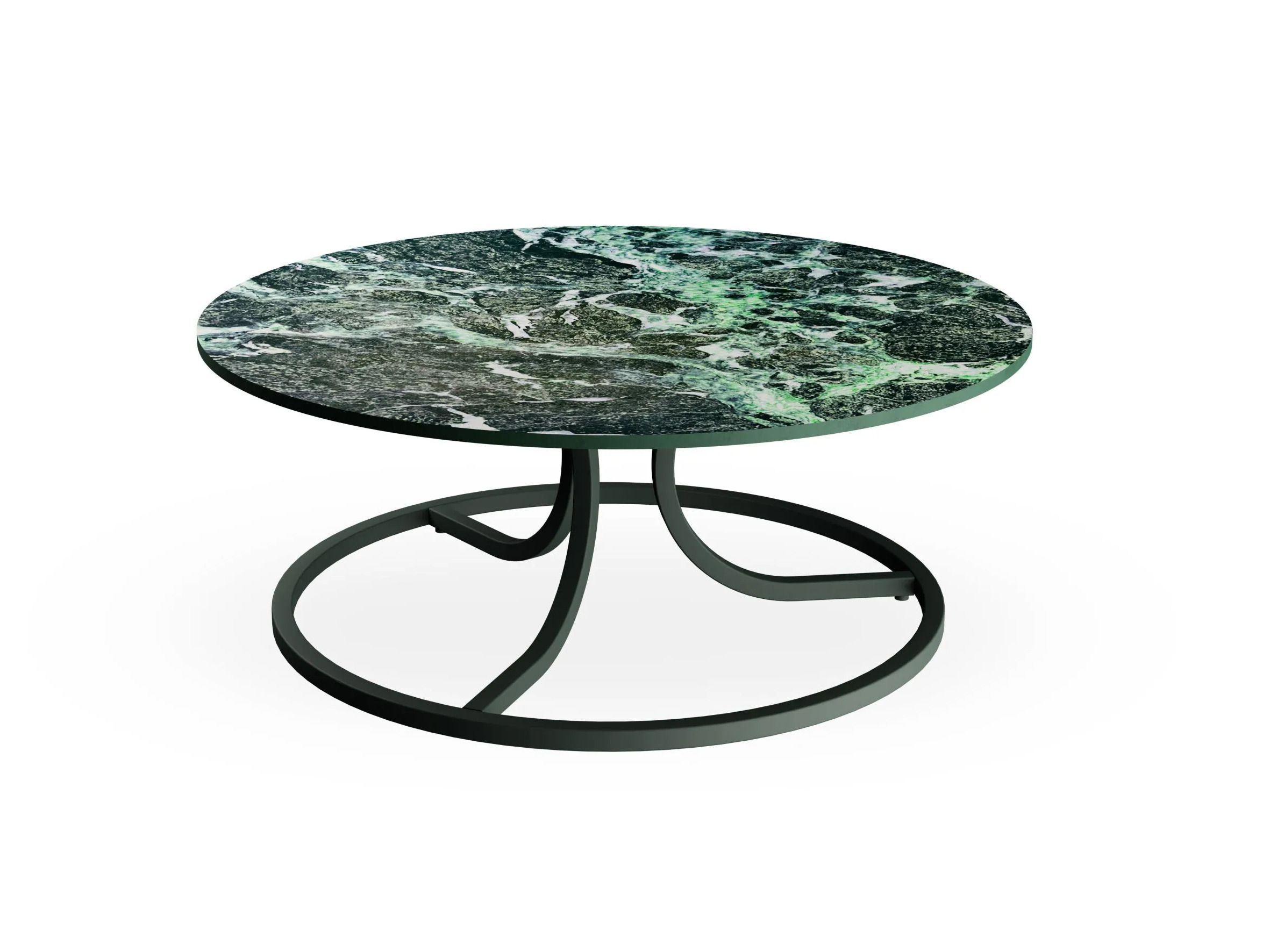 Низкий круглый садовый столик из керамогранита emu Collier ARCH-00103829