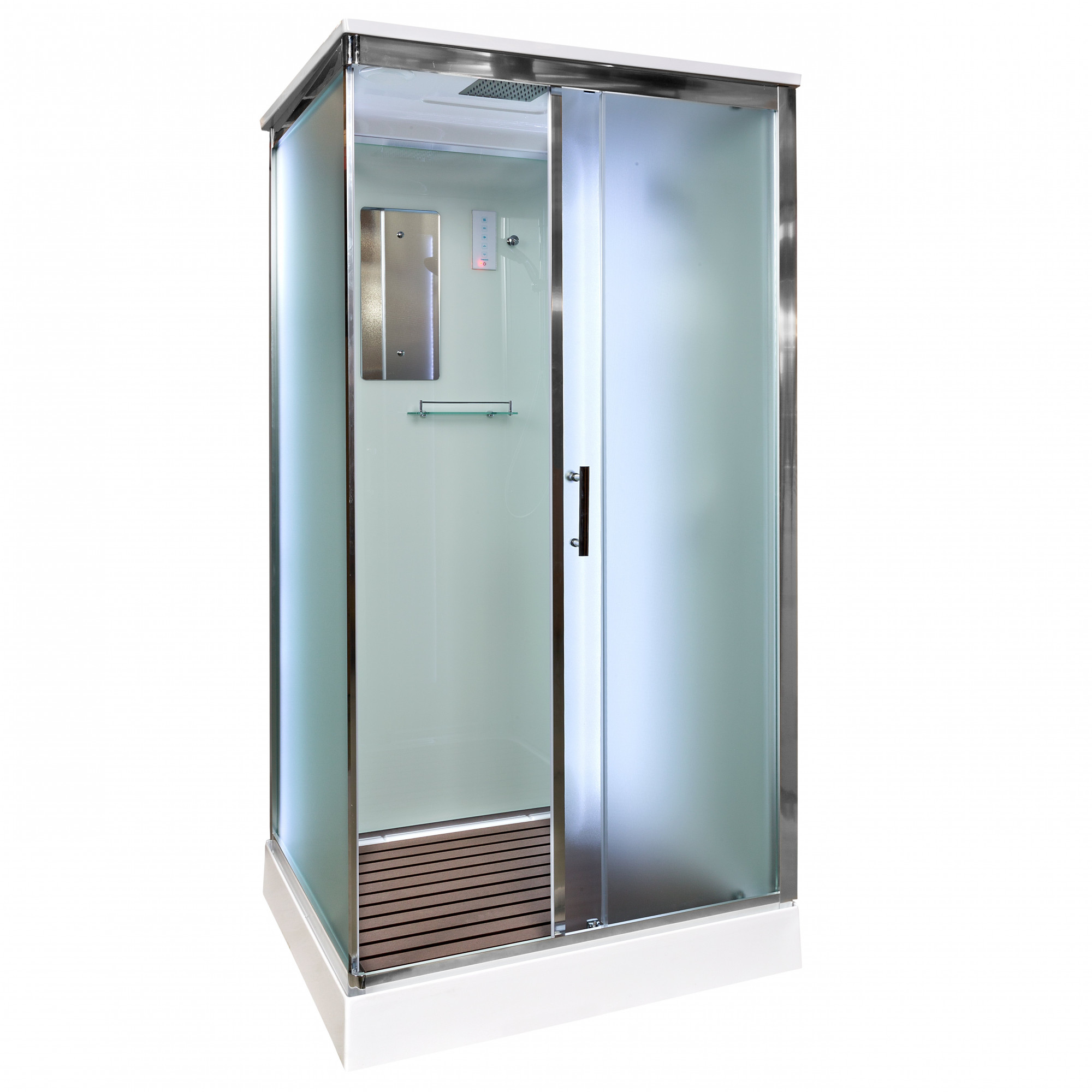 ЕМ4510 N с гидромассажем (гм.) Душевая кабина DETO Серия EM D129 S LED