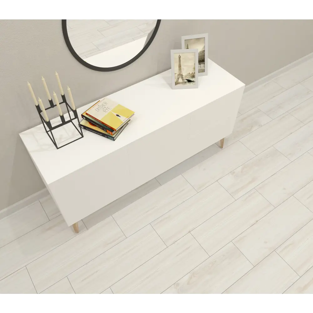 Керамогранит Grasaro Parquet 20x60 см 1.08 м² цвет белый 82017913 STLM-2180785 - Вид №4